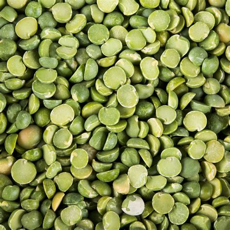 Organic Dried Green Split Peas - 25 lb.