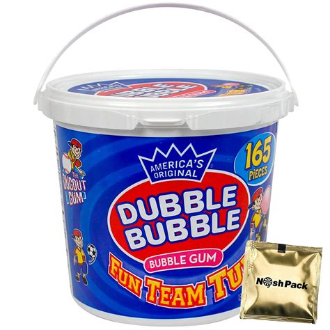 Buy Dubble Bubble Gum Bulk Tub, Double Bubble Individually Wrapped Bulk ...