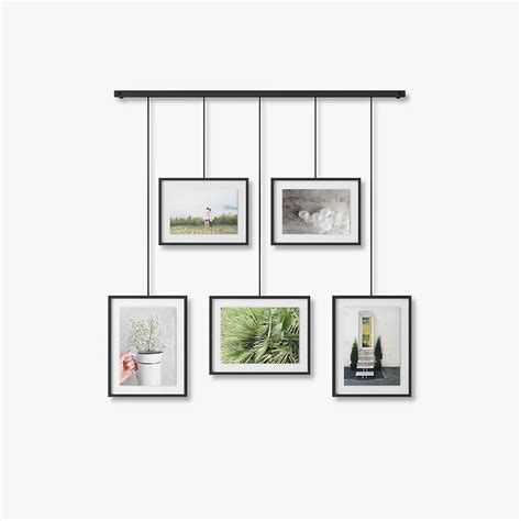 Umbra Exhibit 5-Photo Wall Hanging Picture Frames + Reviews | Crate ...