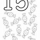 Number 15 Coloring Page At GetColoringscom  Free Printable Colorings sketch template