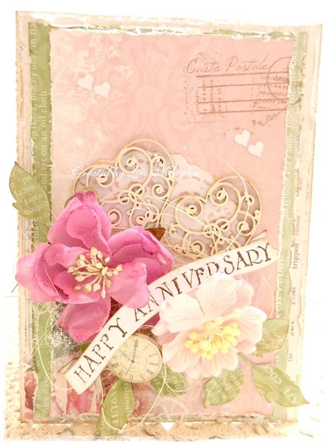 Liz's Creative Corner: Happy Anniversary card for Scrap And Craft GDT