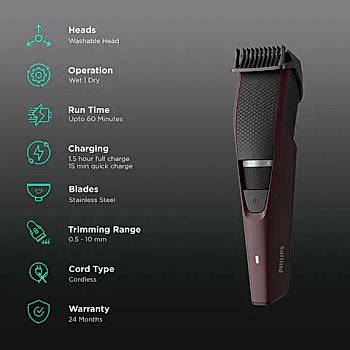 Buy Philips Beard Trimmer for Men, Skin Friendly Beard Trimmer Online at Philips E-shop