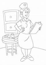 Nurse Coloring Pages  For Kids And Adults sketch template