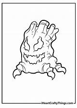 Scary Monsters Coloring Pages For Adults sketch template