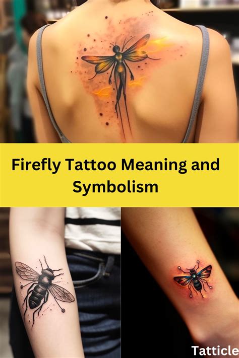 Firefly Tattoo Meaning and Symbolism - Tatticle