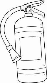 Fire Extinguisher Isolated Coloring Page For Kids 45389893 Vector Art  sketch template