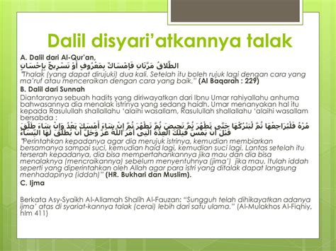 Talak Dan Rujuk – Studyhelp