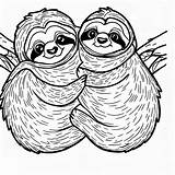 Coloring Iheartcraftythings Sloth Sketch Page sketch template