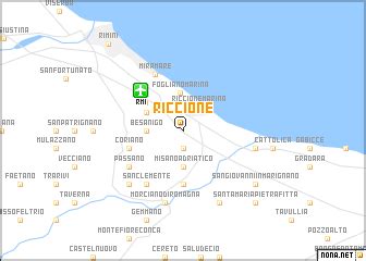 Riccione (Italy) map - nona.net