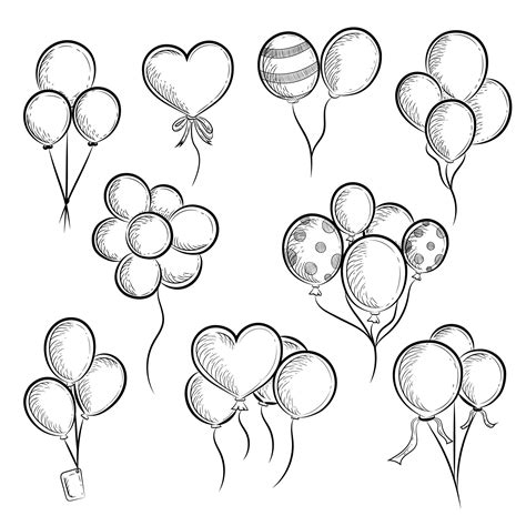 Balloon Vector Sketches