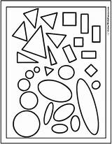 Printable Shape Coloring Pages sketch template