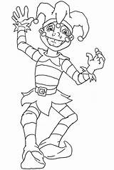 Jester Pages Colouring Coloring Cliparts Sheets Library Clipart Kids  sketch template