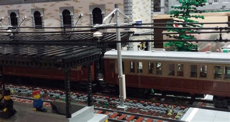 Beautiful Lego Train And Station - All About The Bricks