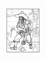 Pirate coloring pages sketch template