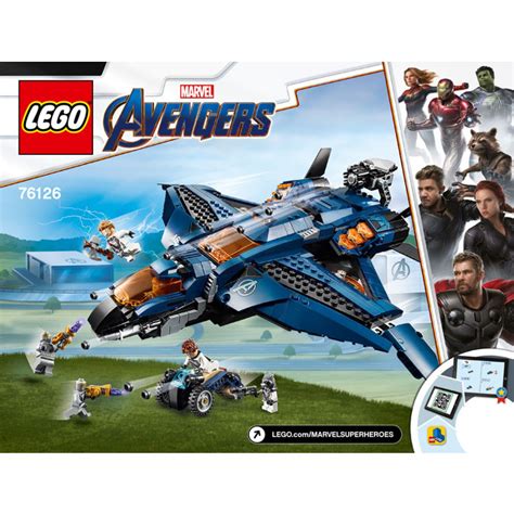 LEGO Avengers Ultimate Quinjet Set 76126 Instructions | Brick Owl ...