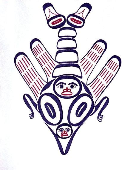 Arte Tribal, Tlingit, Dragonfly Art, Native Art, Pacific Northwest, Nativity, Peace Gesture ...