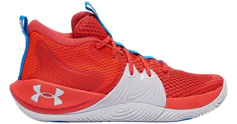 Under Armour Joel Embiid Embiid One - Basketball Shoes in Red for Men ...