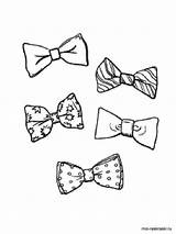 Bow Coloring Sheets Printable Pages sketch template
