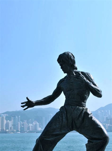 Bruce Lee Statue in Hong Kong | Bruce lee, Martial arts, Enter the dragon