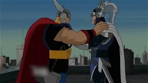 Thor Meets Balder the Brave The Avengers Earths Mightiest Heroes S1 E1 Breakout Part 1 - YouTube