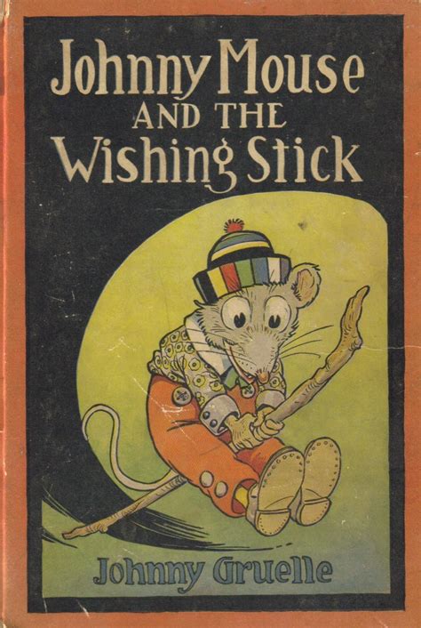 a book cover for johnny mouse and the wishing stick