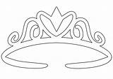 Shape Of Tiara  Free Printable Papercraft Templates sketch template