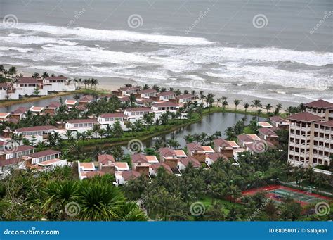 Da Nang Beach, Vietnam. Named Also China Beach, it Was the Place Stock ...