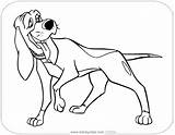 Disneys The Fox And Hound Coloring Pages  Disneyclipscom sketch template