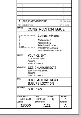 Layout Drawing Titleblock Templates For You