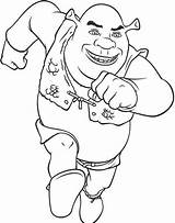 Shrek Printable Coloring Pages sketch template