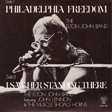 The Elton John Band* - Philadelphia Freedom (1975, Vinyl) | Discogs