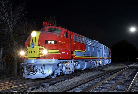 RailPictures.Net Photo: 316 Atchison, Topeka & Santa Fe (ATSF) EMD F7(A) at Greenville, South ...