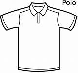 Polo Shirt Coloring Page sketch template