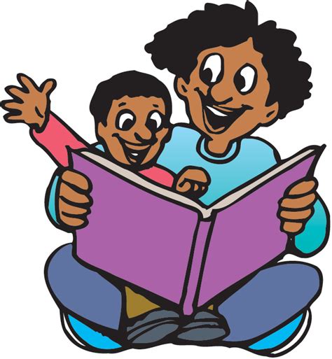 Family reading together clipart free images 2 - Clipartix