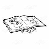 Abeka  Clip Art Amber Lamb Button Bear—coloring Book With Crayons sketch template