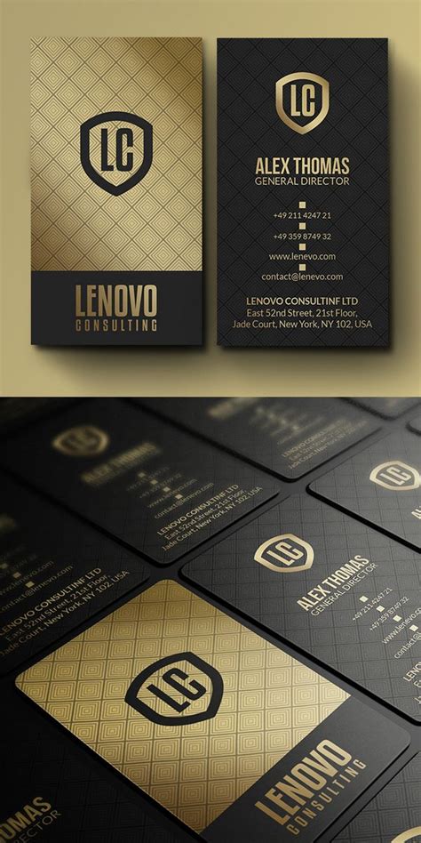 Business Card Template With Logo Collection