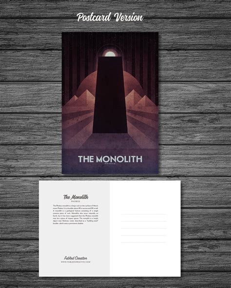 The Phobos Monolith Postcard or Poster Galaxy Art Print | Etsy