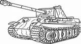 3D Tank Coloring Page  Free Printable Pages For Kids sketch template