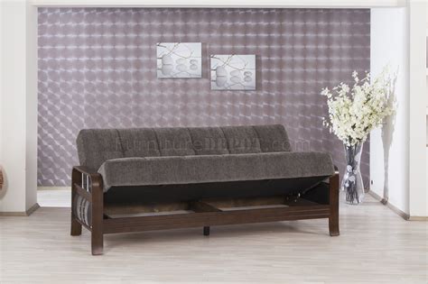 Studio NYC Sofa Bed in Gray Fabric by Casamode w/Options