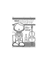 Meet the Composers Set Of 12 Coloring Sheets /Coloring Book For Music Class sketch template