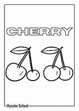 7 Cherry Coloring Pages  Free Printables sketch template