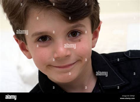 white kid child boy formal dress portrait Stock Photo - Alamy