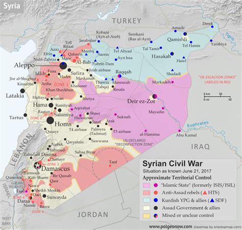 Syrian Civil War Map & Timeline: Kurds Enter "Islamic State" Capital ...