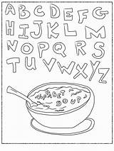 Printable Coloring Alphabet Letters sketch template