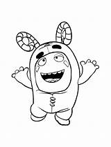Oddbods coloring Pages sketch template