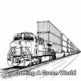 Freight Train Coloring Pages  Free & Printable sketch template