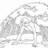 Homo Erectus Prehistoria Primitivo Imprimir Hacha Colorea Prehistory  sketch template
