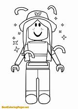 Roblox Girl character  Free Printable coloring Pages sketch template