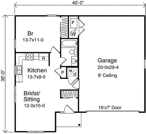 Plan 2225SL: One Story Garage Apartment | Garage house plans, Garage apartment plans, Garage ...