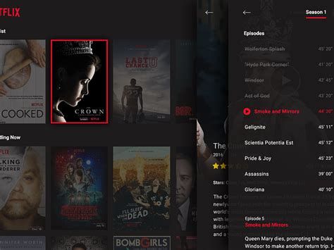 TV App - Netflix - by Hernan Vionnet on Dribbble